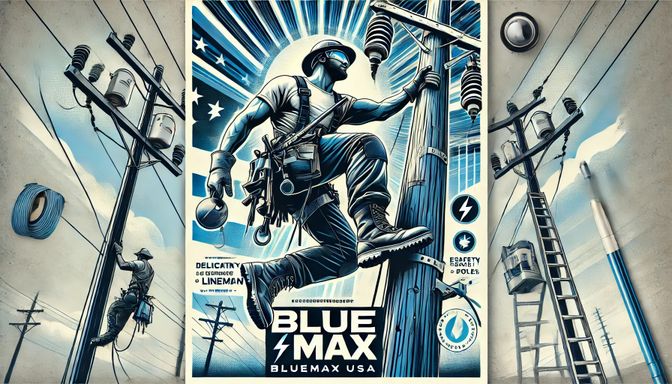 Bluemax USA lineman art
