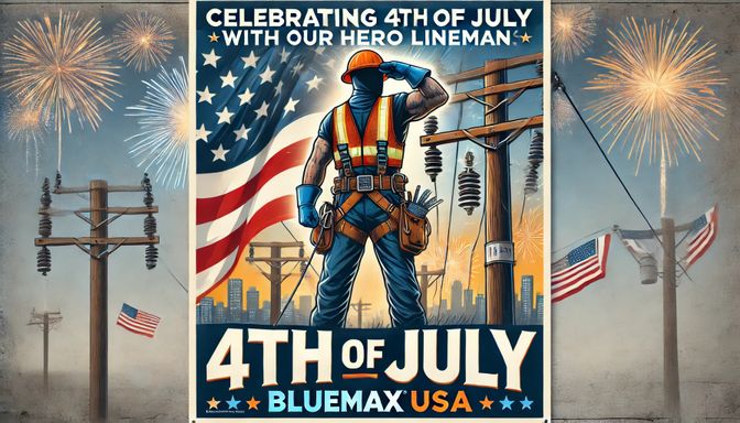 Bluemax USA lineman art
