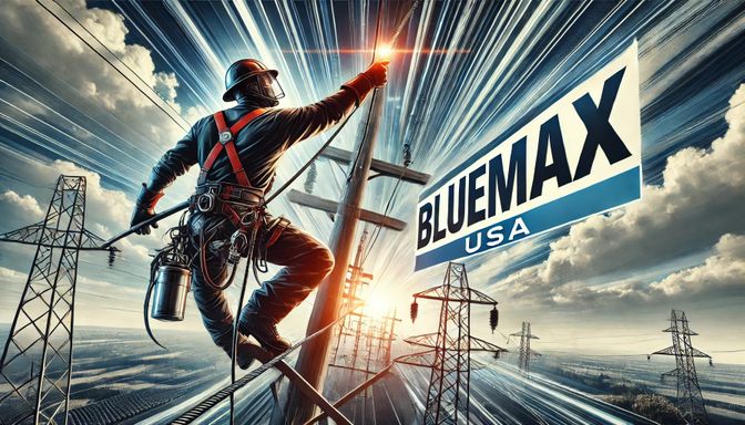 Bluemax USA lineman art