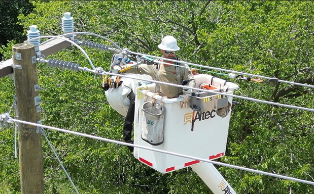 utility line sag