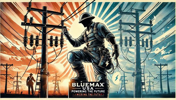 Bluemax USA lineman art